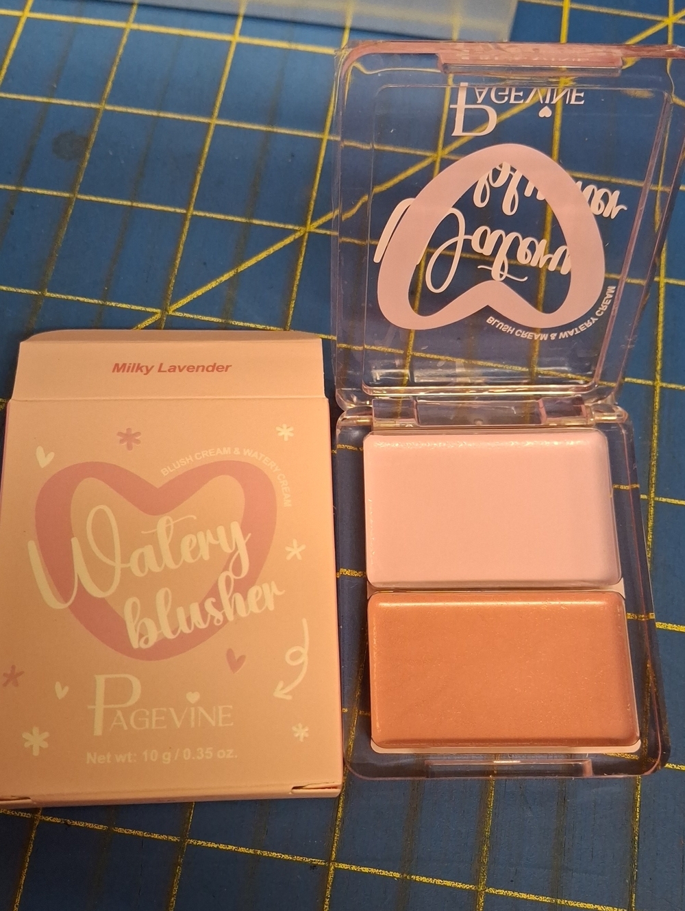 Page Vine Watery Blusher Duo - 02 Milky Lavendar New In Box